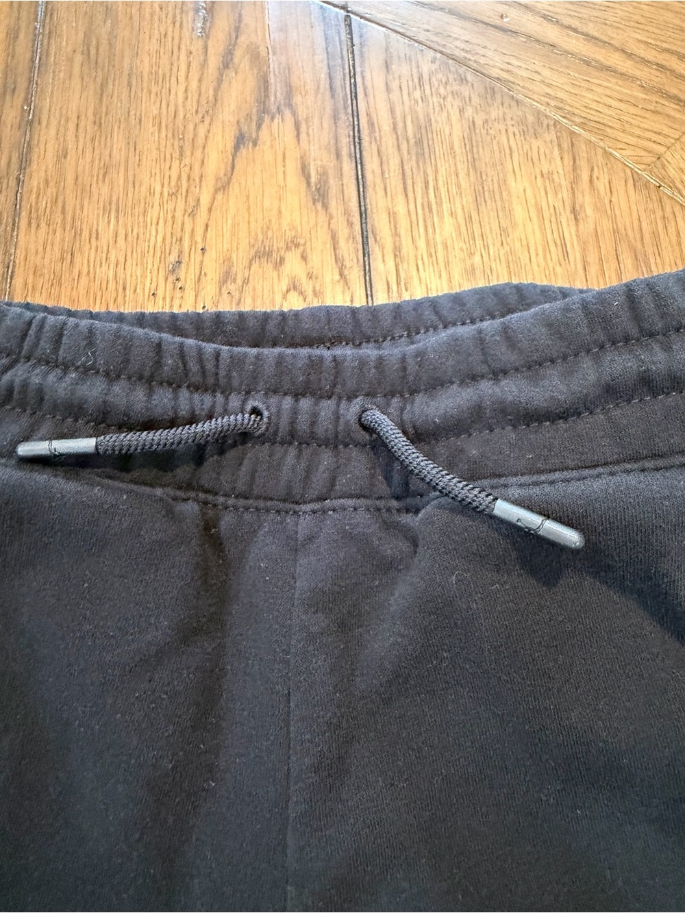 Nike Air Jordan Kids Black Fleece Joggers with White Jumpman - Picture 5 of 7